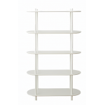 Fuurn SF3704 Curve White 書架 (五層)